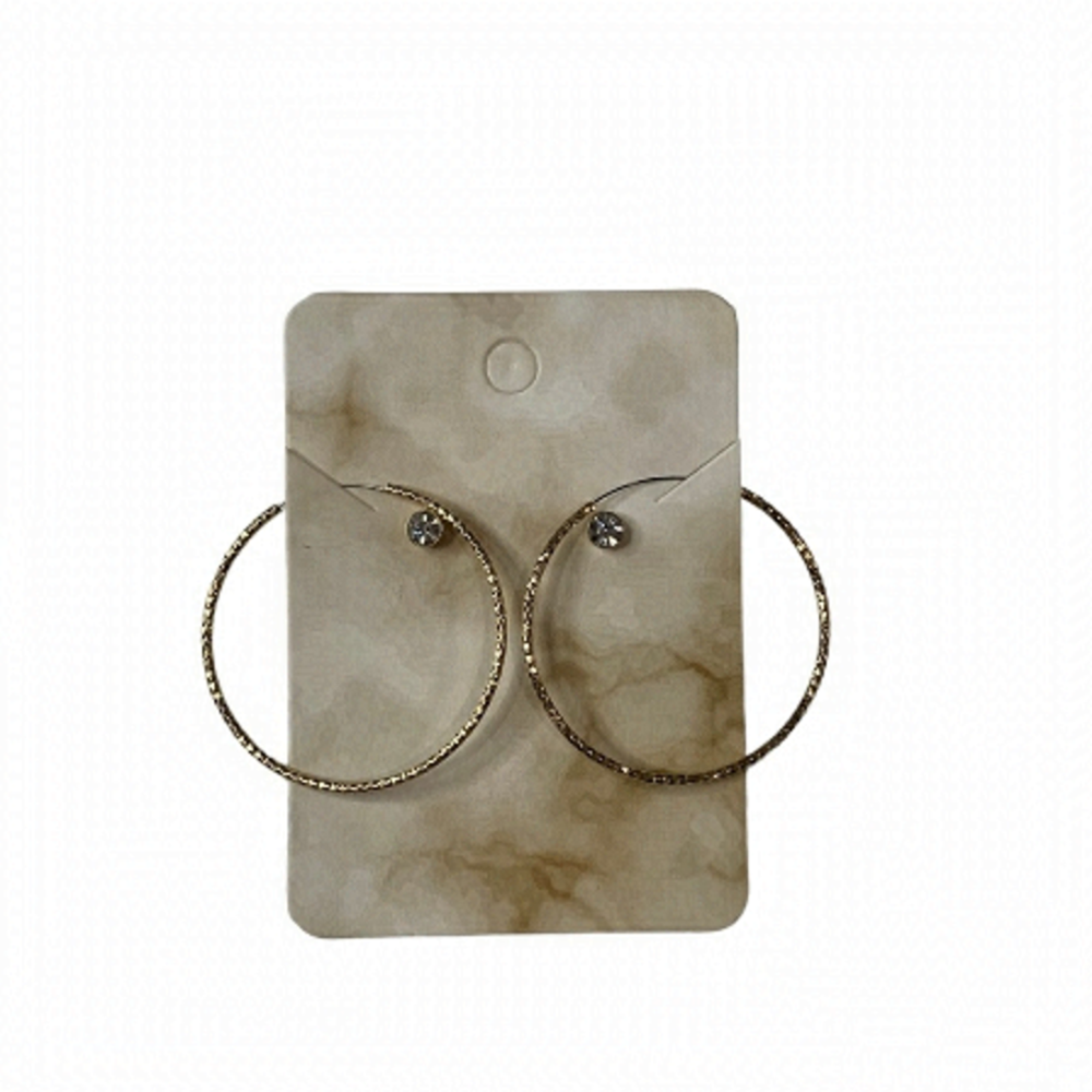 gold hoop set